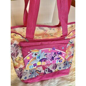 My Little Pony Beach Tote Bag With Removable Pouch Retro Style Bag Dream Big MLP